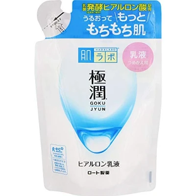 Image de Hada Lab Gokujun Hyaluronic Acid Emulsion 3 Types Refill 140mL