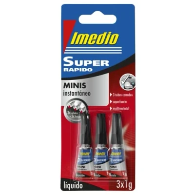 Image de Imedio Adhésif instantané super rapide Minis 3x1g