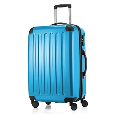 Image de HAUPTSTADTKOFFER ALEX Bagage soute, Valise rigide, 4 roues doubles, 65 cm, 74 litres, Bleu cyan