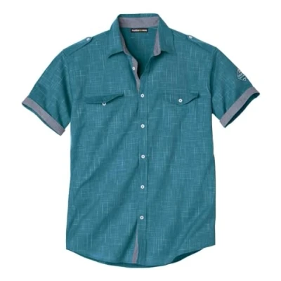 Image de ATLAS FOR MEN Chemisette Popeline Yachting Sail Coast XL