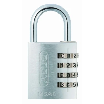 Image de ABUS 495434 145/40_PLATA_B Candado aluminio combinacion 40 mm 4 dígitos plata blister