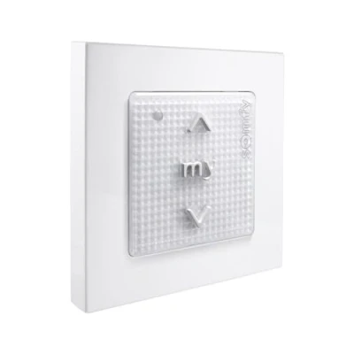 Image de Somfy 2401102 Smoove Origin RTS Commande radio murale sans fil Technologie Pour commander 1 moteur ou groupe de moteurs