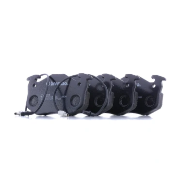 Image de BREMBO P 68 015 Jeu de plaquettes frein contact signal d&#039;usure inclus sans accessoires RENAULT: TWINGO 1, Super 5 3/5 portes, Rapid
