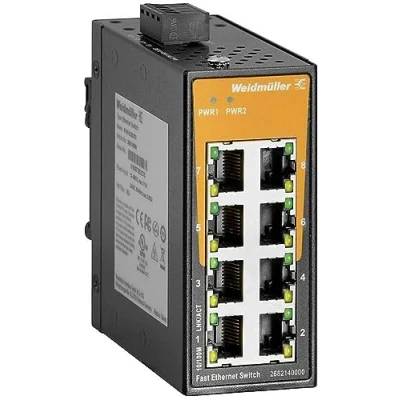 Image de Weidmüller 2682140000 Commutateur réseau, Non géré, RJ45, IP30