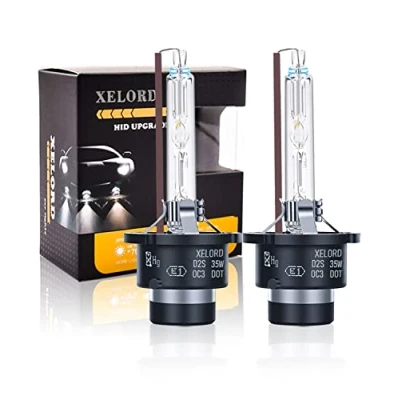 Image de XELORD D2S 6000K 35W Xenon Ampoules 12V HID Kit Blanc Remplacement De Phare Voiture(2 Lampes)