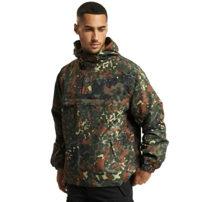 Image de Brandit Veste coupevent, Homme, Taille: Medium, Flecktarn
