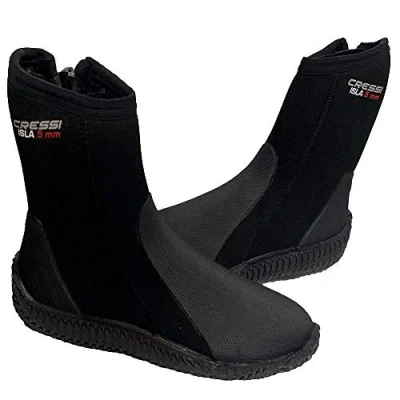 Image de Cressi Isla Boots Bottes de Plongée Unisexes en Néoprène avec Semelles Caoutchouc