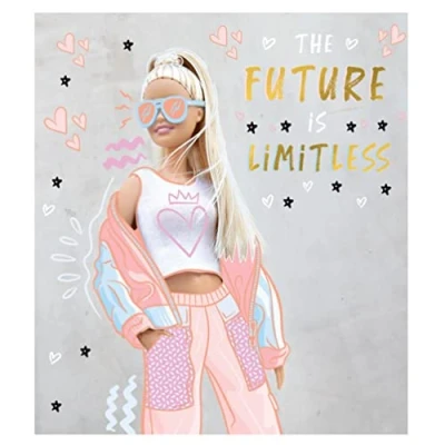 Image de Danilo Promotions Limited carte d&#039;anniversaire Barbie, de vœux officielle multicolore, 17,8 x 15,2 cm