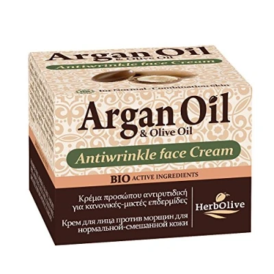 Image de Herbolive Anti Wrinkle Argan Face Cream for Normal To Combination Skin 50 ml
