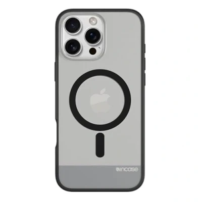 Image de Incase Apple MagSafe Coque fine pour iPhone 16 Pro Max Protection contre les chutes de 2,4 m légère avec aimants intégrés chargement (noir)