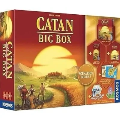 Image de Asmodee Kosmos Catan : Big Box Jeux de société Plateau stratégie Jeu développement à partir 10 Ans 3 6 Joueurs Version française