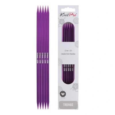Image de KnitPro KP51005 Aiguilles Double Pointes Bois Multicolore 15 cm x 5 mm