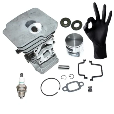 Image de ICOOYO Kit Piston Cylindre pour Husqvarna 135 135E 140 140E 435 435E 440 Jonsered CS2240 McCulloch CS350 CS390 CS410 RedMax GZ381 Craftsman 358381800