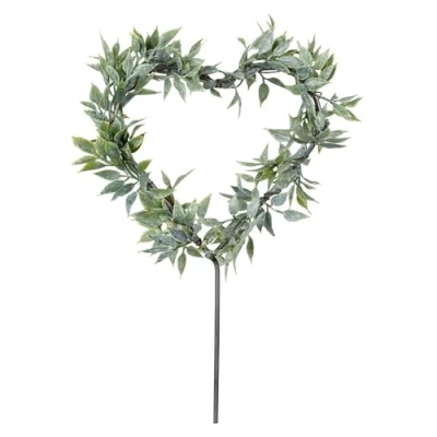 Image de Ginger Ray Décoration de gâteau mariage en forme cœur, vert
