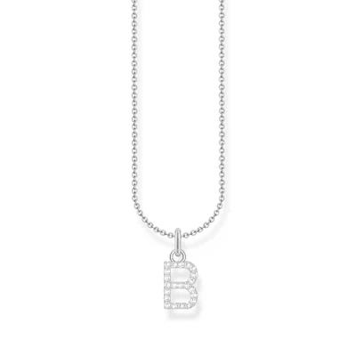 Image de THOMAS SABO Collier lettre B en argent sterling 925 avec zircone KE2241 051 14