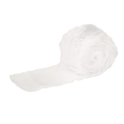Image de Ideen mit Herz Ruban en fourrure synthétique Tissu 6 cm de large 2 m long Idéal pour bricolage, couture, décoration Chemin table Blanc