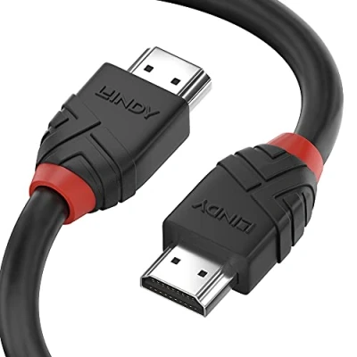 Image de Câble HDMI High Speed Black Line 1m LINDY