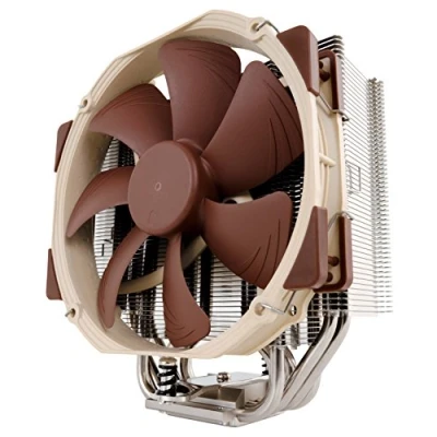 Image de Noctua NH U14S système de refroidissement d&#039;ordinateur Processeur Refroidisseur 12 cm Marron, Acier inoxydable Neuf