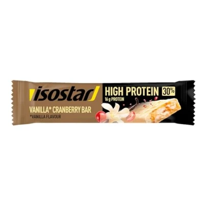 Image de Isos Barres High Protein Vanille &amp; Cranberry