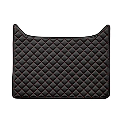 Image de F CORE Tapis de Milieu Camion compatibilité pour DAF XF 105 01.06 12.13 106 01.14 AUTOMAT Noir/Rouge