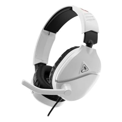 Image de Turtle Beach Recon 70 Casque de jeu filaire sous licence officielle pour toutes les Nintendo Switch Microphone commutation en sourdine, haut parleurs 40 mm, réglable, conception légère
