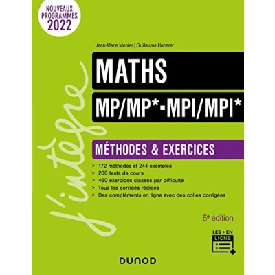 Image de Maths Méthodes et Exercices MP/MP* MPI/MPI* 5e éd. Livre d’occasion Bon