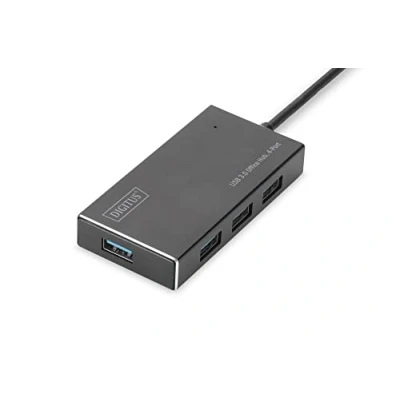 Image de Concentrateur USB 3.0 DIGITUS Business 4 ports Noir