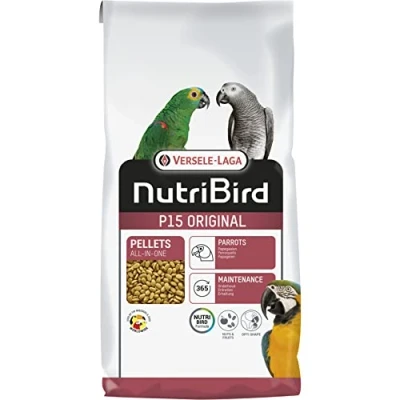 Image de VERSELE LAGA NutriBird P15 Original Granulés Extrudés Aliment d&#039;entretien pour Perroquet Monocouleur (10kg)
