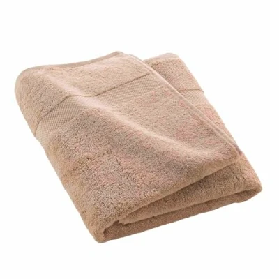 Image de douceur d&#039;intérieur, Drap de Bain (90 x 150 cm) Elegance Noisette, 100 % Coton Uni