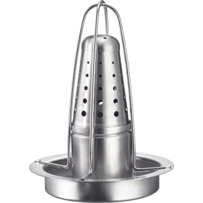 Image de Westmark Rôtissoire à poulet aide pratique pour une cuisson uniforme et croustillante du frit, idéal le gril four acier inoxydable