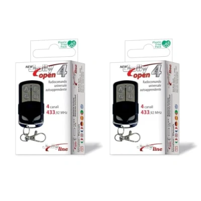 Image de GBS Jolly Open 4 TÉLÉCOMMANDE Radio de Portail COPIEUSE Universelle Pack 2