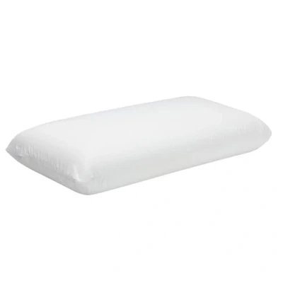 Image de Pikolin Home Oreiller ergonomique en mousse à mémoire de forme avec une double taie ajustable pour dormir sur le côté ou dos
