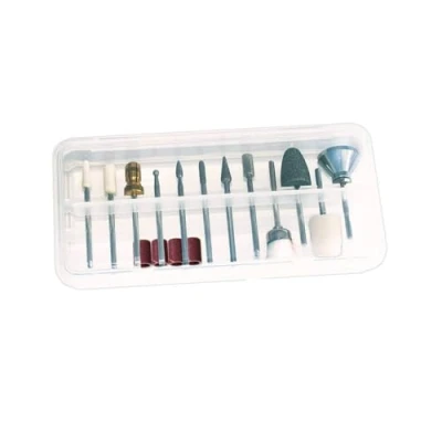 Image de Promed Comfort Kit D’embouts De Ponceuse, Meules, Embouts Ponceuse À Ongles, 12 Embouts, Stylisme Ongulaire, 2, 332 Mm 350 Pour La Manucure Et Pédicure