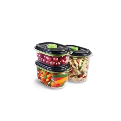 Image de FoodSaver Fresh 2.0 Food Storage Containers Set of 3 (700 ml, 1.2 and 1.8 Liter)