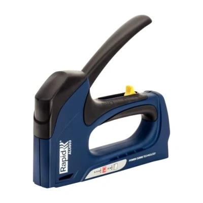 Image de Rapid 5000517 Alu 953 Agrafeuse Dual, Bleu/Noir