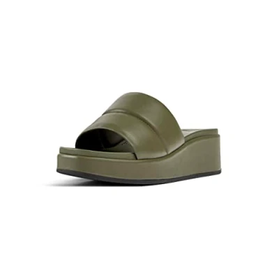 Image de Camper Misia Mules, Femme, Taille: 36, Dunkelgrün Cuir