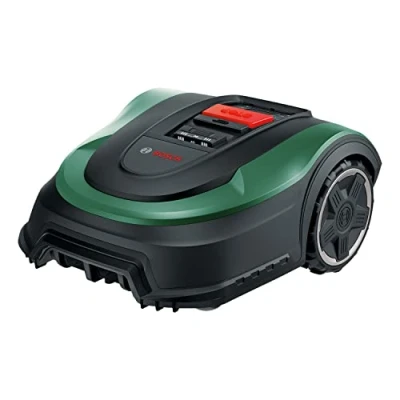 Image de Bosch Home and Garden Tondeuse robot Indego M 700 (avec batterie 18 V, station de charge incluse, largeur coupe 19 cm, capacité tonte maximale m², dans un emballage en carton)