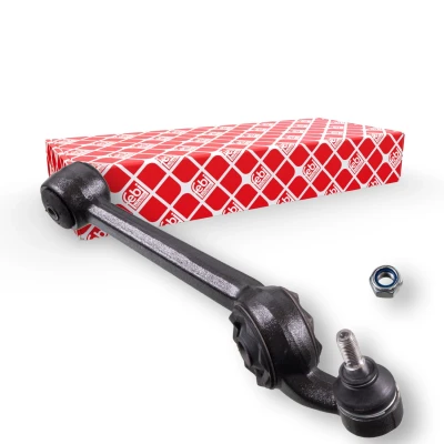 Image de FEBI BILSTEIN 08084 Bras de suspension avec roulement Essieu avant inférieur, droit barre oscillant transversal Fonte d&#039;acier