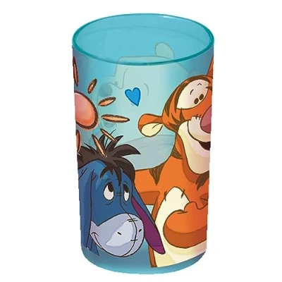 Image de P:os POS 68925 Winnie l&#039;ourson Verre à boire pour enfants, gobelet en plastique d&#039;une contenance d&#039;environ 250 ml, Mulitcoloured