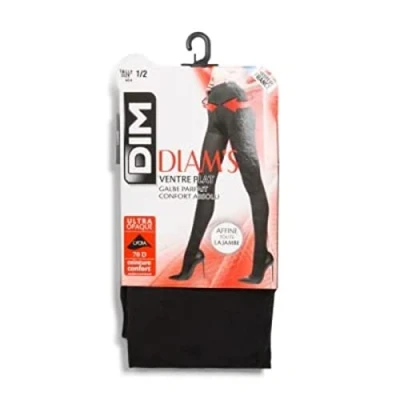 Image de DIM 67 DEN Collant Ultra Opaque Collants noir, Femme, Taille: 38/40, noir