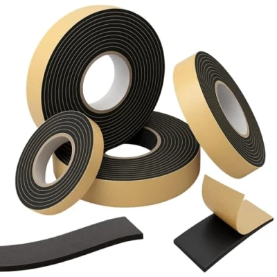 Image de Lumonic 10m EPDM Bande d&#039;étanchéité autocollante 10mm x 1mm I pour fenêtres et portes Joint de fenêtre porte caoutchouc protection contre