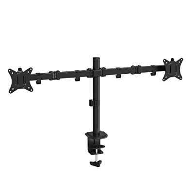 Image de Ewent EW1512 support d&#039;écran plat pour bureau 68,6 cm (27&quot;) Pince Noir Supports d&#039;écrans plats (Pince, 16 kg, 33 (13&quot;), (27&quot;), 100 x mm, Noir)