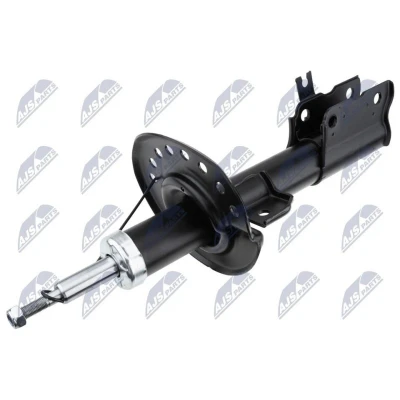 Image de NTY A NS 032 Amortisseur Essieu avant droit Pression de gaz Système bitube Jambe suspension Goujon en haut, Collier bas