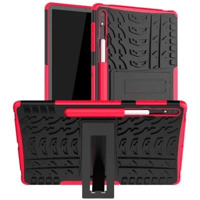 Image de Coque rigide anti choc pour Samsung Galaxy Tab S7 FE / Plus S8 T730 T736 X800 X806 (12,4 pouces) ROSE