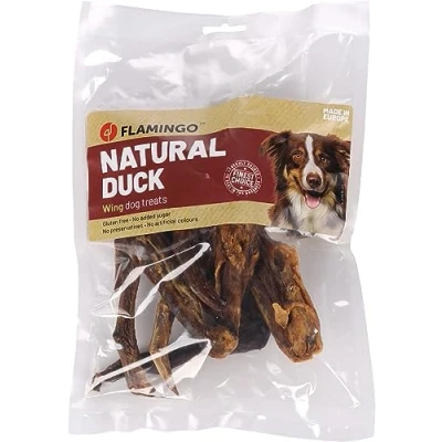 Image de Flamingo snack Nature Aile DE Canard Friandises Sans glutes sucres ajoutés colorants ni conservateurs produit d&#039;Europe
