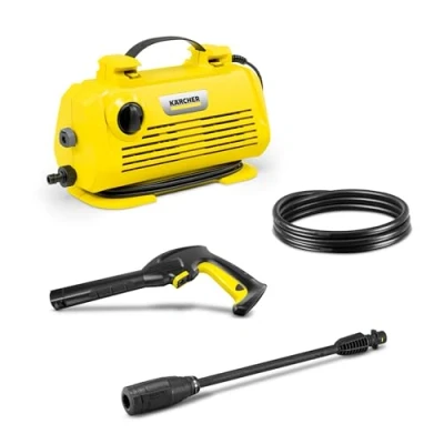 Image de Kärcher Nettoyeur Haute Pression K 2 Horizontal VPS, : Max. 110 Bar, Débit 360 l/h, Surface 20 m²/h, Filtre à Eau, Poids 3,5kg, Flexible et Pistolet Pression, Lance Vario Power
