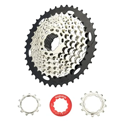 Image de CYSKY Cassette VTT 8 Vitesses 11 40T Large Ratio pour VTT, vélo de Route, BMX