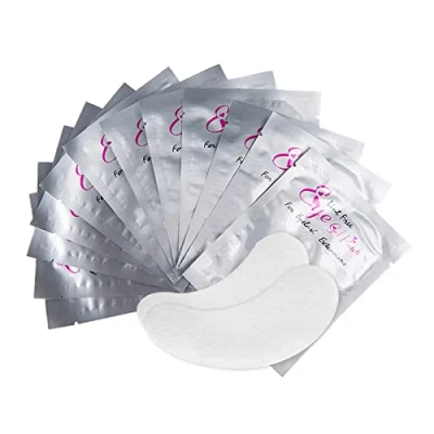 Image de Lunamoon 50 Paire Patchs pour Extensions de Cils Patch Pads Eyelashes Extension Lash Under Eye Gel