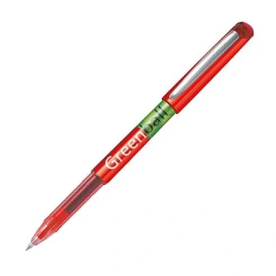 Image de PILOT Stylo roller à encre liquide GREENBALL 7 Pte Moyenne Rouge