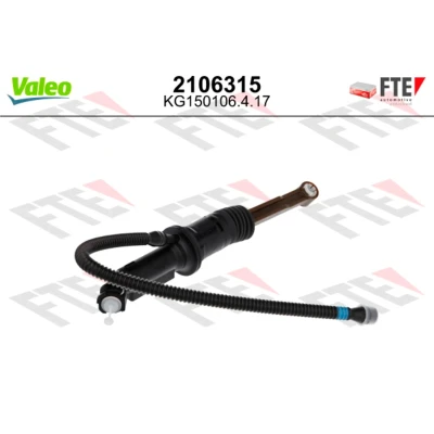 Image de FTE 2106315 Emetteur d&#039;Embrayage pour véhicules avec direction à gauche bouchon de protection/ soufflet PEUGEOT: Partner II Tepee, 3008 I, 5008 I